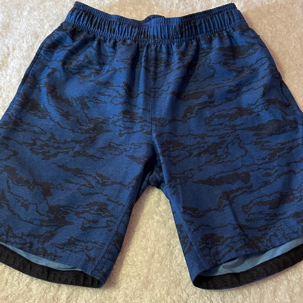 Rhone Men Blue/Black‎ Athletic Shorts Size S